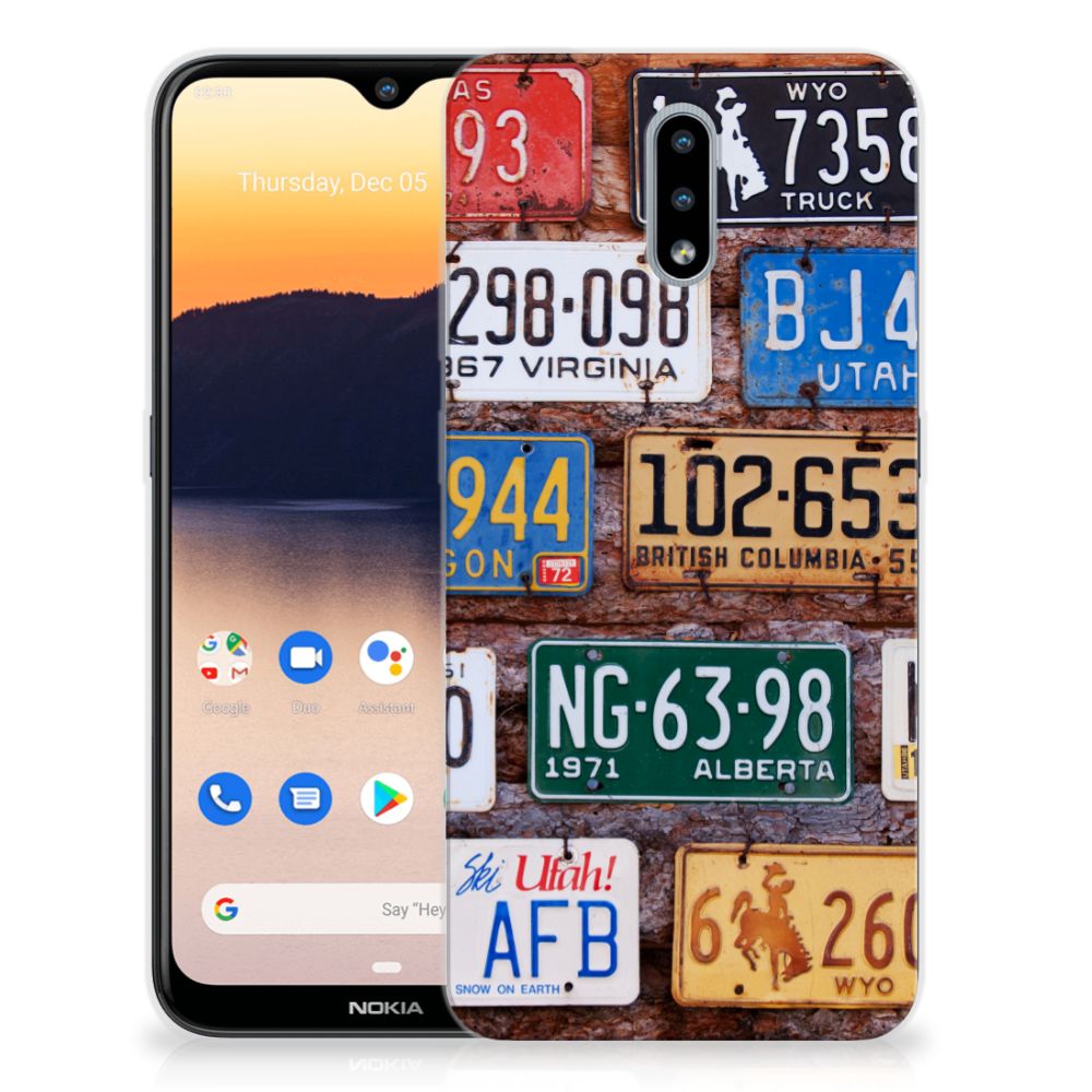 Nokia 2.3 Siliconen Hoesje met foto Kentekenplaten