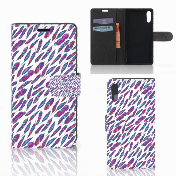 Sony Xperia XZ | Sony Xperia XZs Telefoon Hoesje Feathers Color