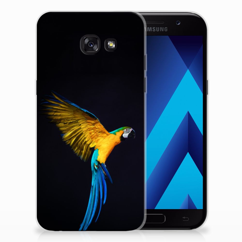 Samsung Galaxy A5 2017 TPU Hoesje Papegaai
