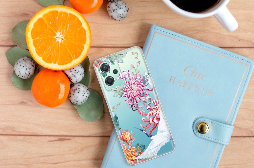 OnePlus Nord CE 2 Lite TPU Hoesje Bird Flowers B2C Telecom
