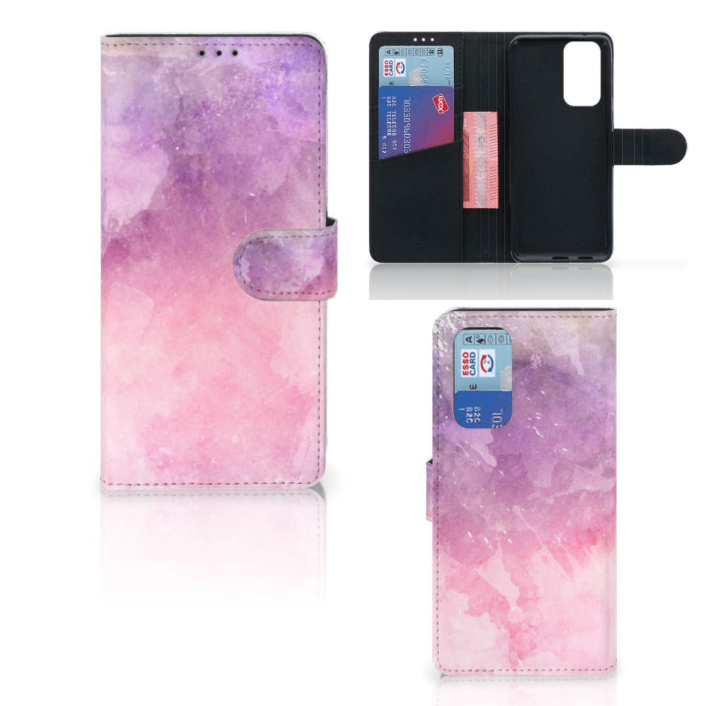 Hoesje OnePlus 9 Pro Pink Purple Paint