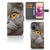 Telefoonhoesje met Pasjes Xiaomi Redmi Note 10S | 10 4G | Poco M5s Britse Korthaar met close-up afbeelding van kattenoog.
