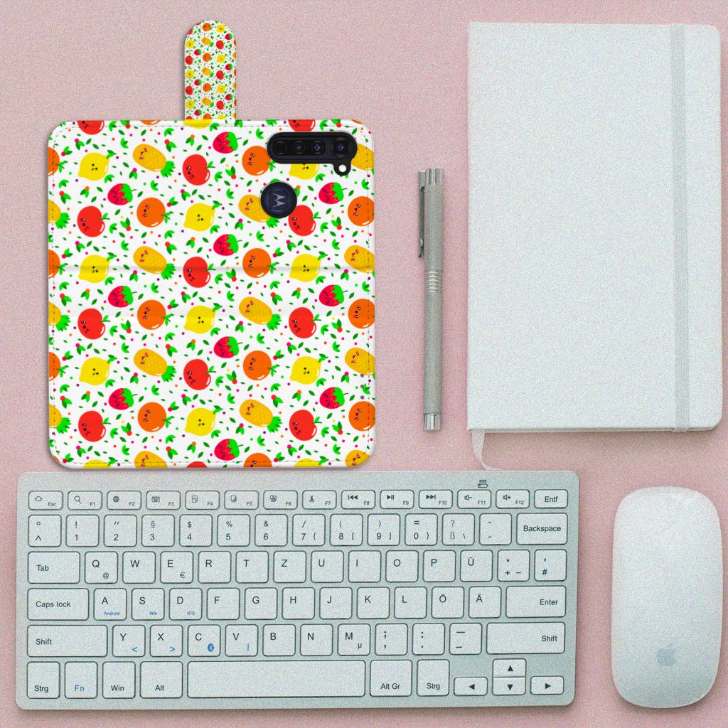 Motorola Moto G Pro Book Cover Fruits