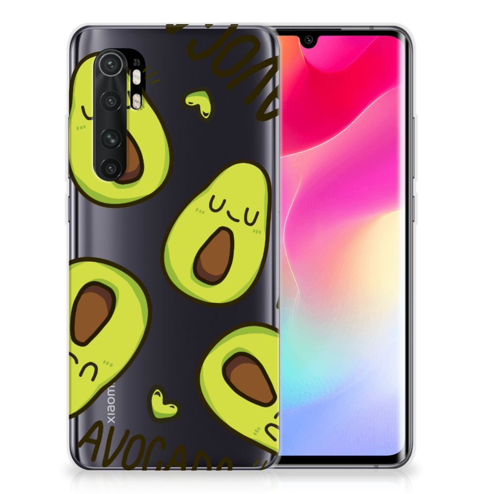 Xiaomi Mi Note 10 Lite Telefoonhoesje met Naam Avocado Singing B2C Telecom