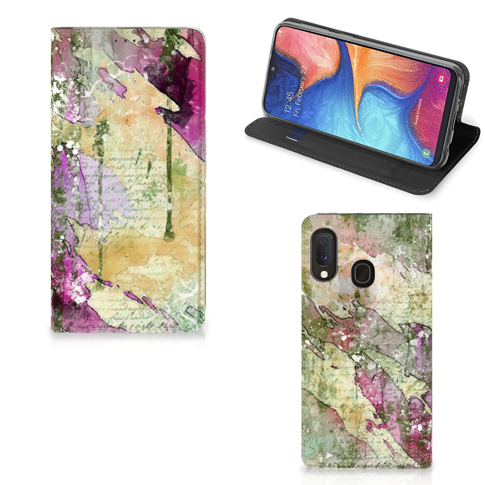 Bookcase Samsung Galaxy A20e Letter Painting