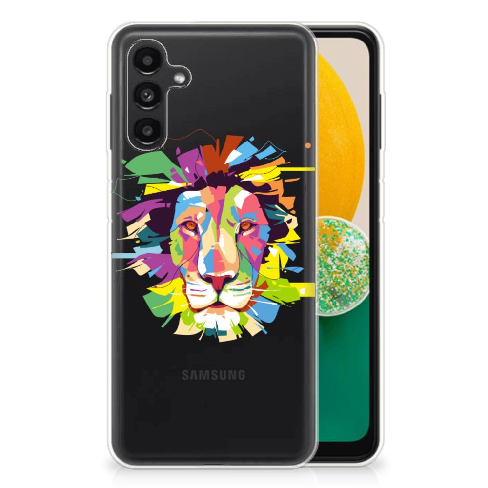 Samsung Galaxy A13 | A04s Telefoonhoesje met Naam Lion Color