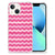 iPhone 13 Doorzichtige Silicone Hoesje Waves Pink B2C Telecom