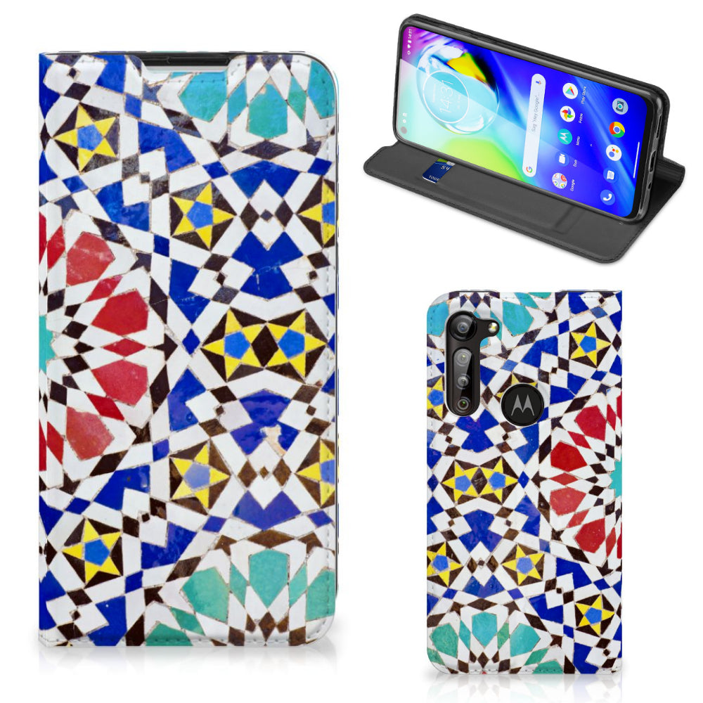 Motorola Moto G8 Power Standcase Mozaïek