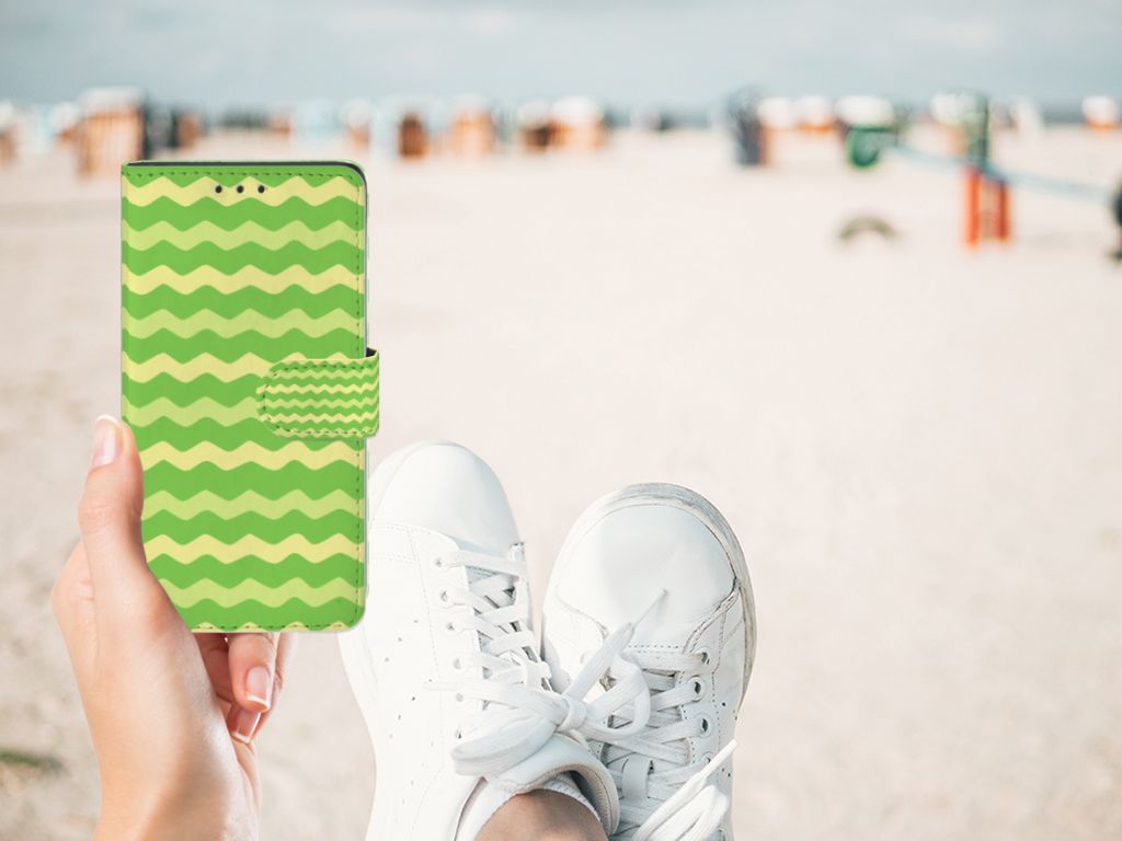 Sony Xperia Z3 Telefoon Hoesje Waves Green