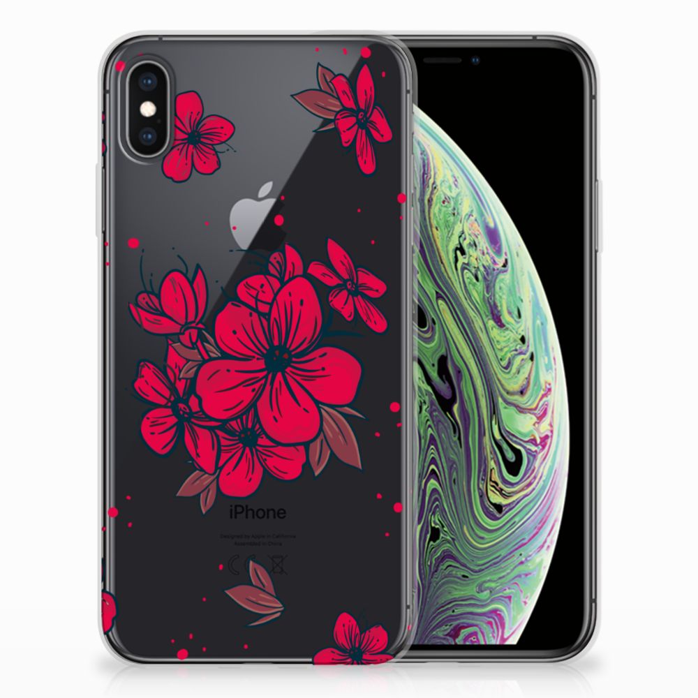 Apple iPhone Xs Max TPU Case Blossom Red