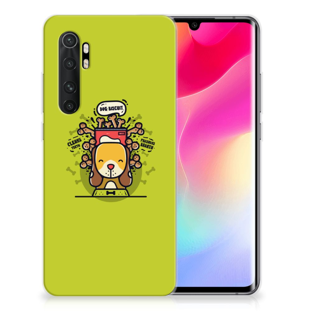 Xiaomi Mi Note 10 Lite Telefoonhoesje met Naam Doggy Biscuit B2C Telecom