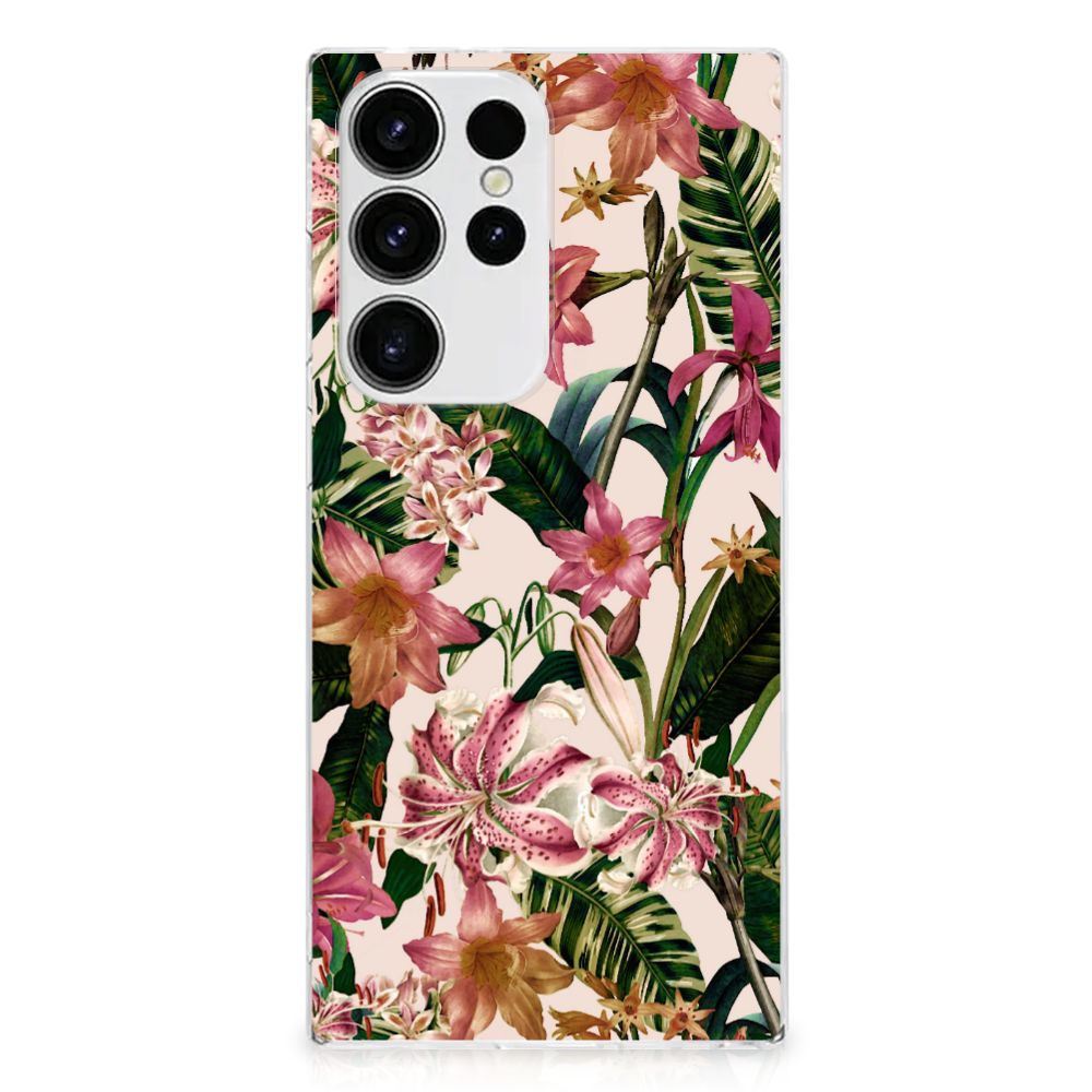 Samsung Galaxy S23 Ultra TPU Case Flowers B2C Telecom