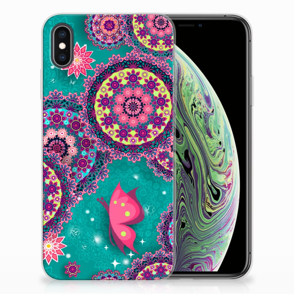 Apple iPhone Xs Max Hoesje maken Cirkels en Vlinders
