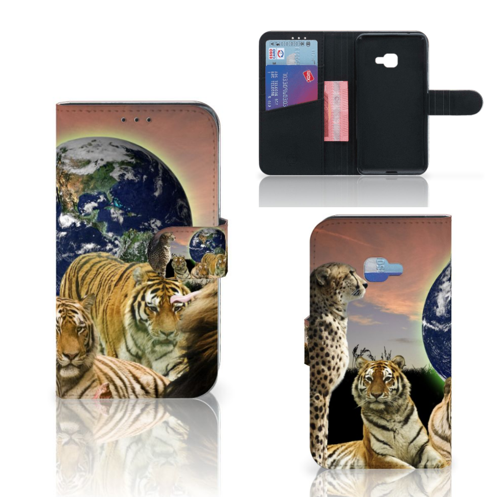 Samsung Galaxy Xcover 4 | Xcover 4s Telefoonhoesje met Pasjes Roofdieren