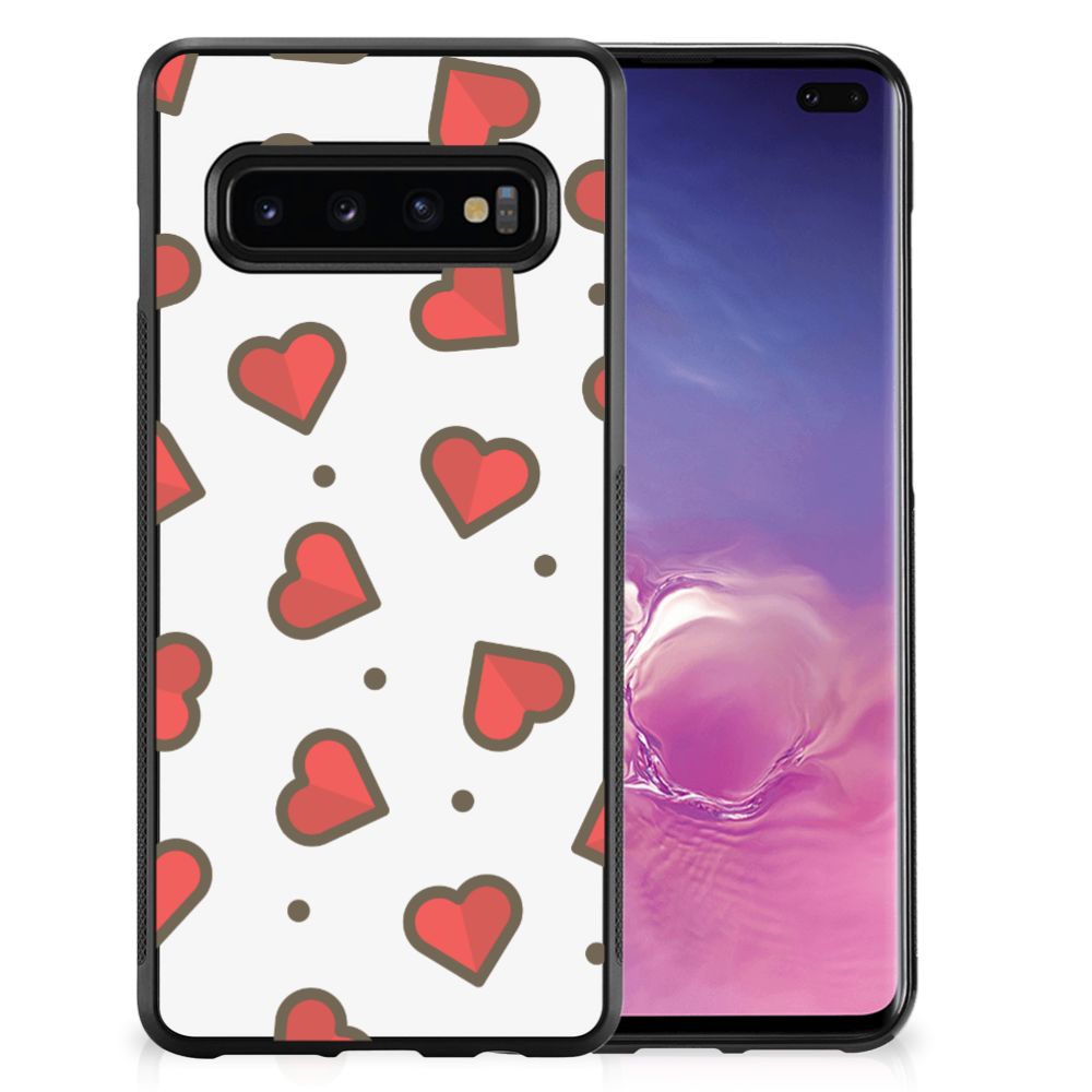 Samsung Galaxy S10+ Bumper Case Hearts B2C Telecom