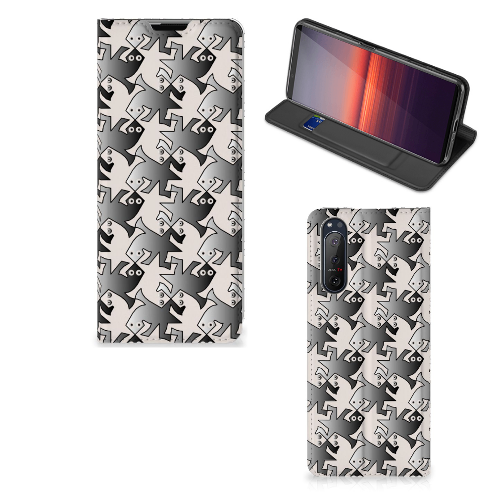 Sony Xperia 5 II Hoesje maken Salamander Grey - B2C Telecom