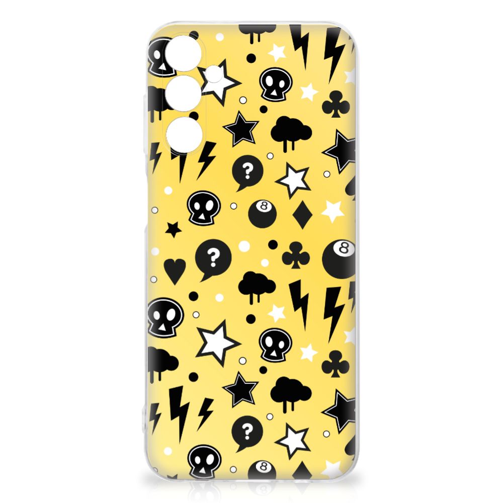 Silicone Back Case Samsung Galaxy M14 Punk Geel