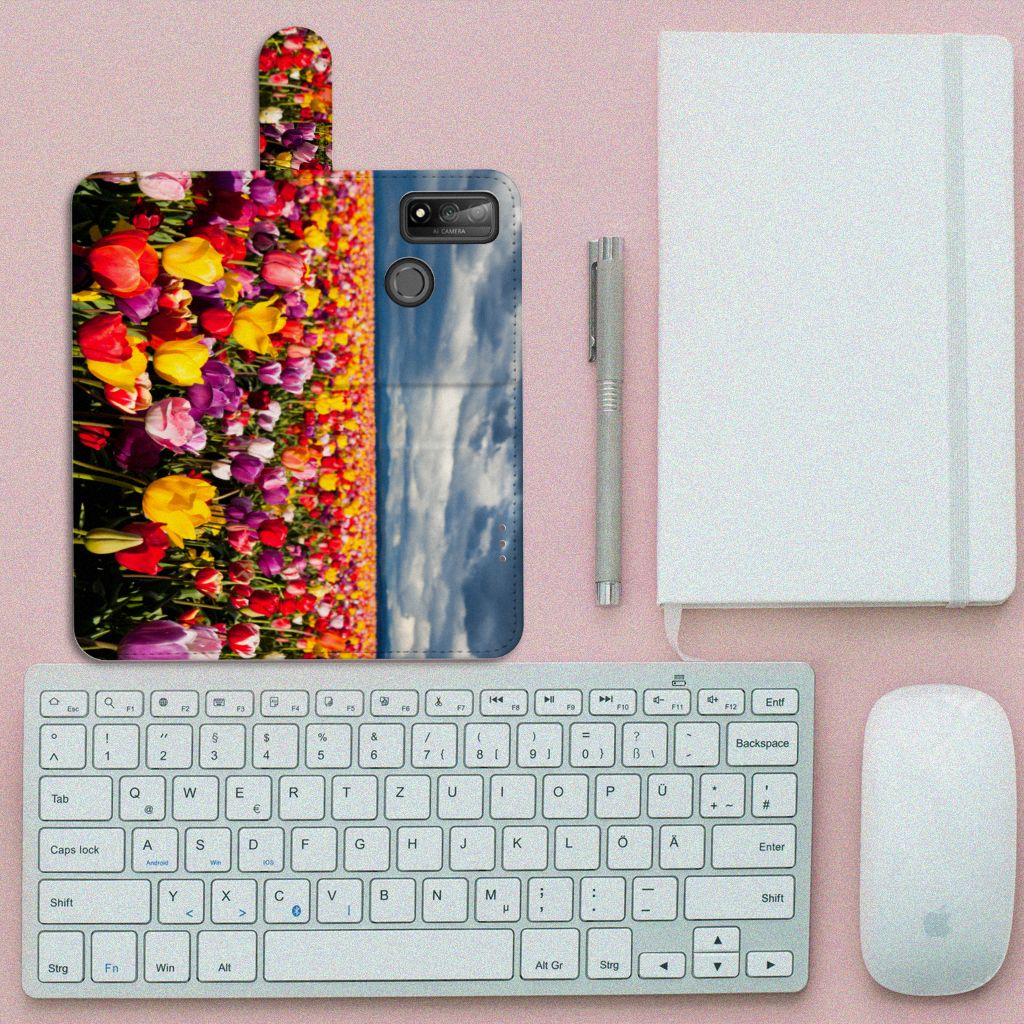Huawei P Smart 2020 Hoesje Tulpen