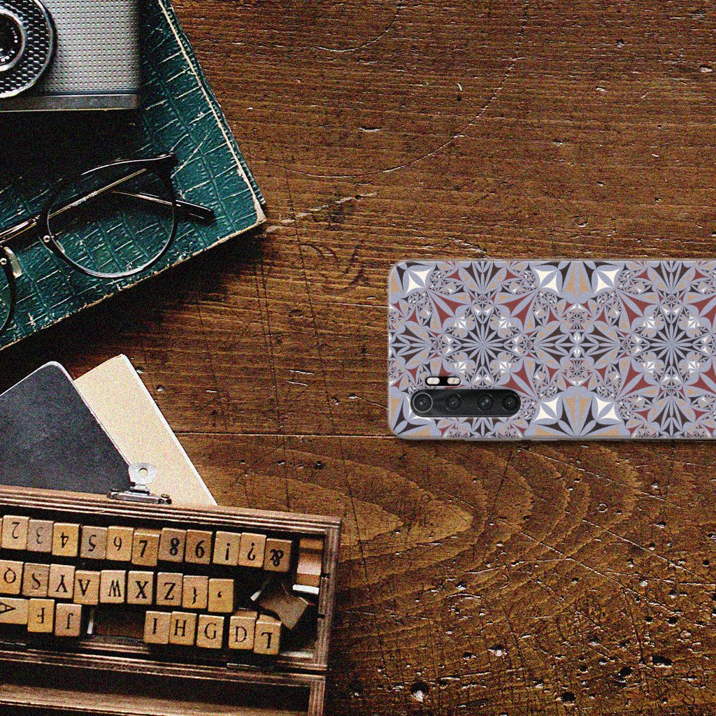 Xiaomi Mi Note 10 Lite TPU Siliconen Hoesje Flower Tiles B2C Telecom