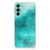 Hoesje maken Samsung Galaxy A14 5G Painting Blue met aquamarijn kleur en abstracte textuur.