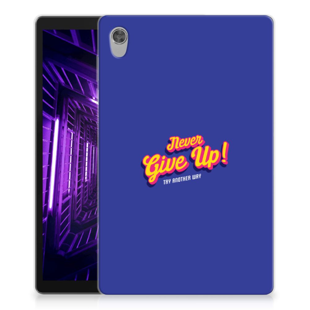 Lenovo Tab M10 HD (2de generatie) Back cover met naam Never Give Up