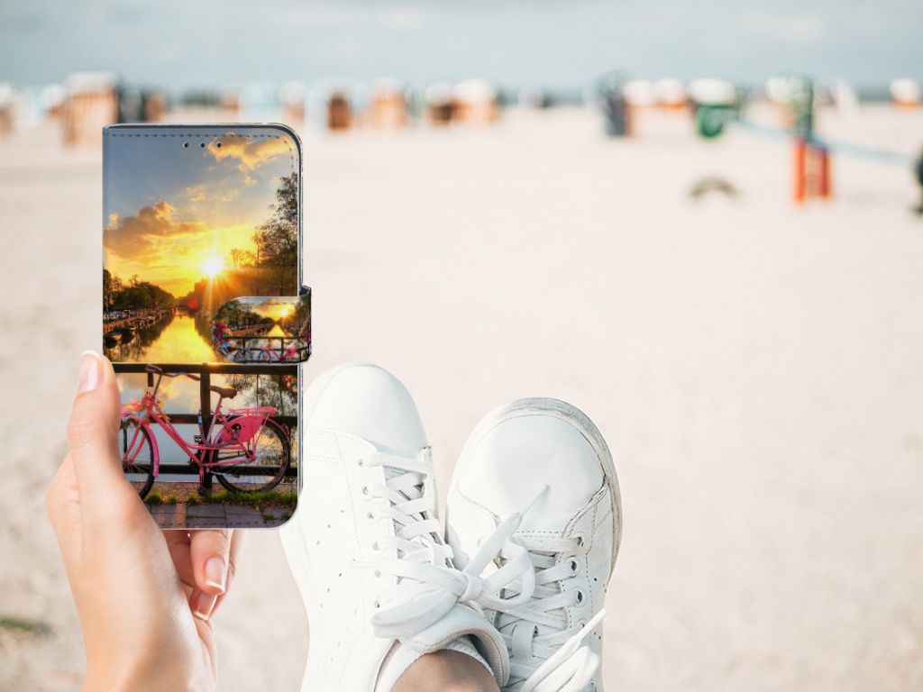 Samsung Galaxy M10 Flip Cover Amsterdamse Grachten