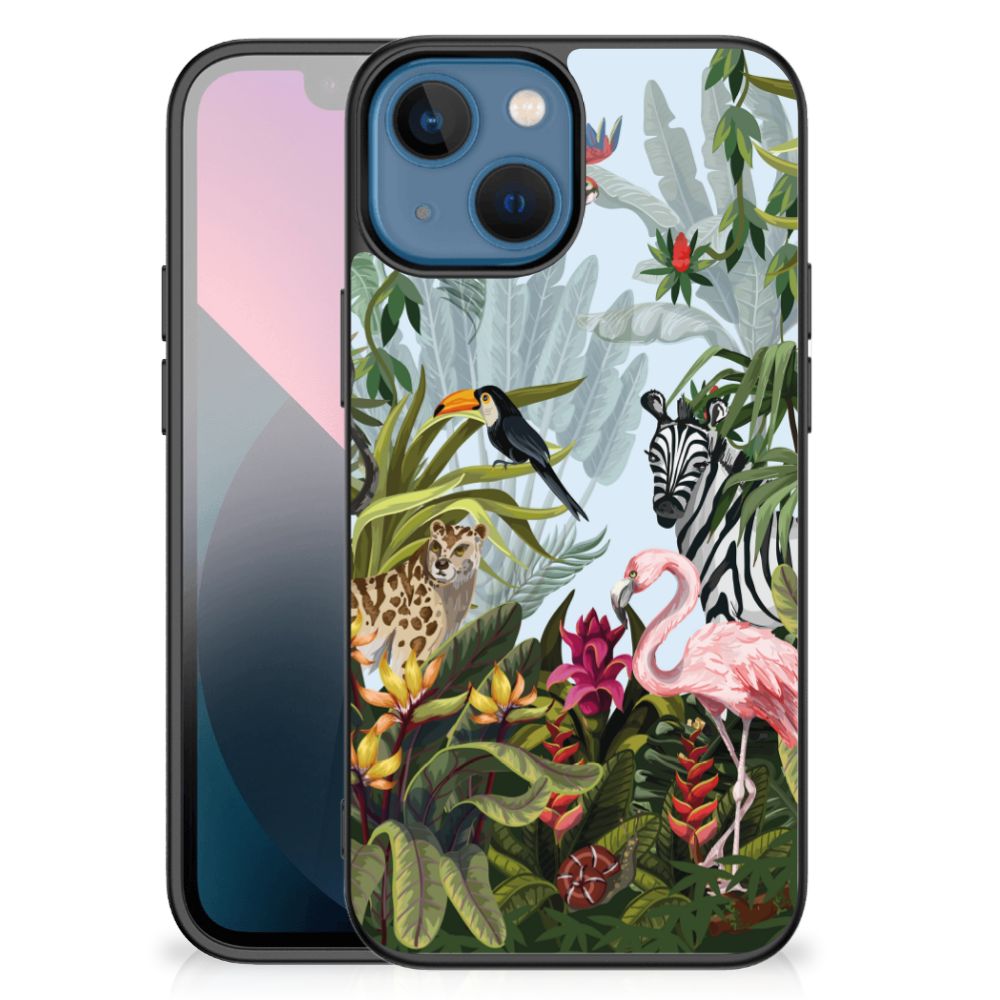 Dierenprint Telefoonhoesje voor Apple iPhone 13 mini Jungle B2C Telecom