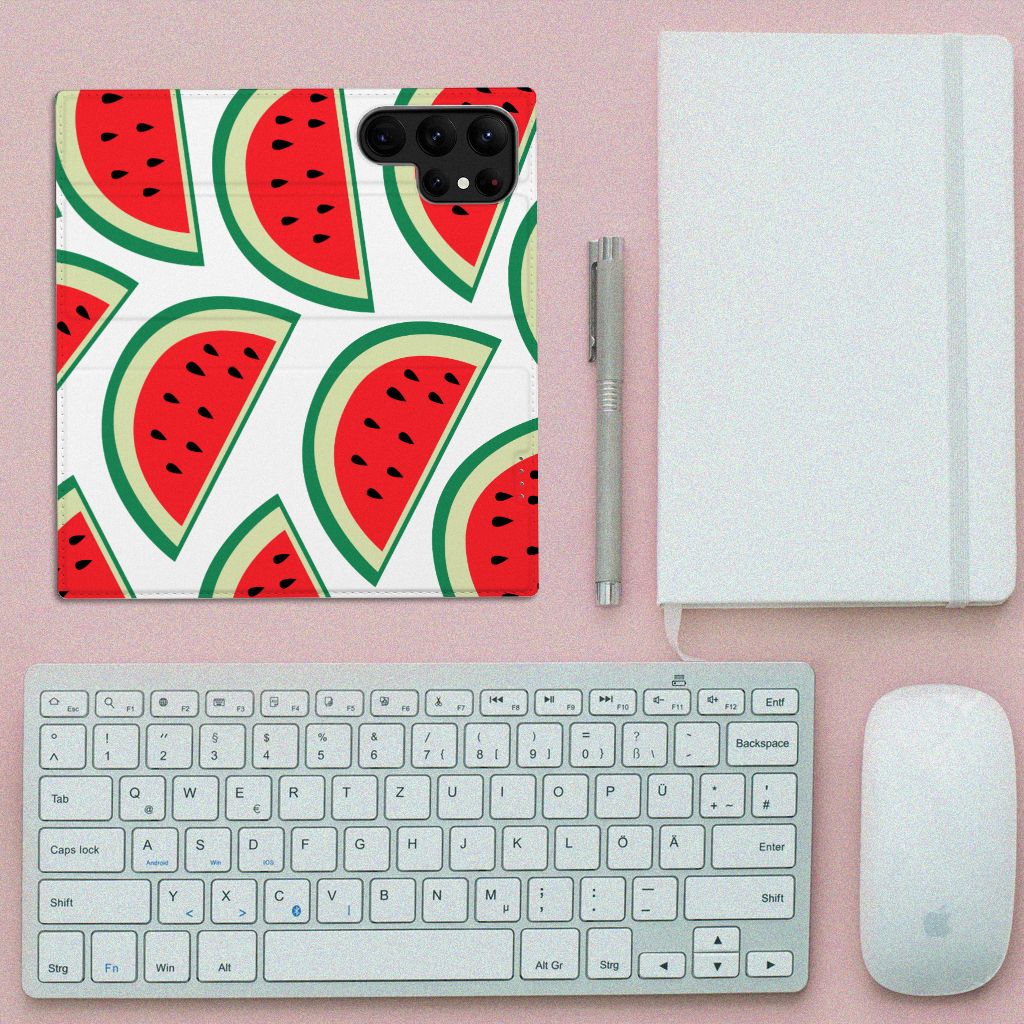Samsung Galaxy S23 Ultra Flip Style Cover Watermelons - B2C Telecom
