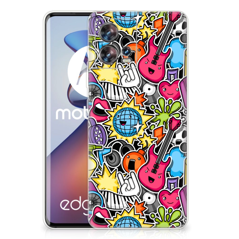 Motorola Edge 30 Fusion Silicone Back Cover Punk Rock