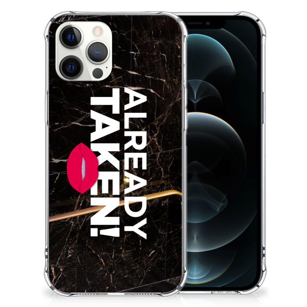 iPhone 12 Pro Max Telefoonhoesje met tekst Already Taken Black B2C Telecom