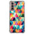Samsung Galaxy S21 Plus Doorzichtige Silicone Hoesje Geruit B2C Telecom