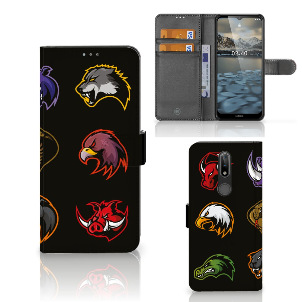 Nokia 2.4 Leuk Hoesje Cartoon