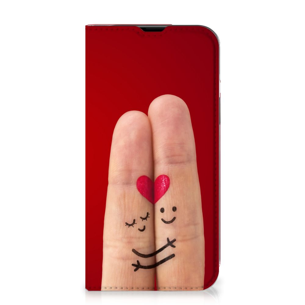 iPhone 14 Hippe Standcase Liefde - Origineel Romantisch Cadeau - B2C Telecom
