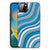 iPhone 14 Plus Back Case Waves Blue