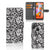 Samsung Galaxy M11 | A11 Hoesje Black Flowers