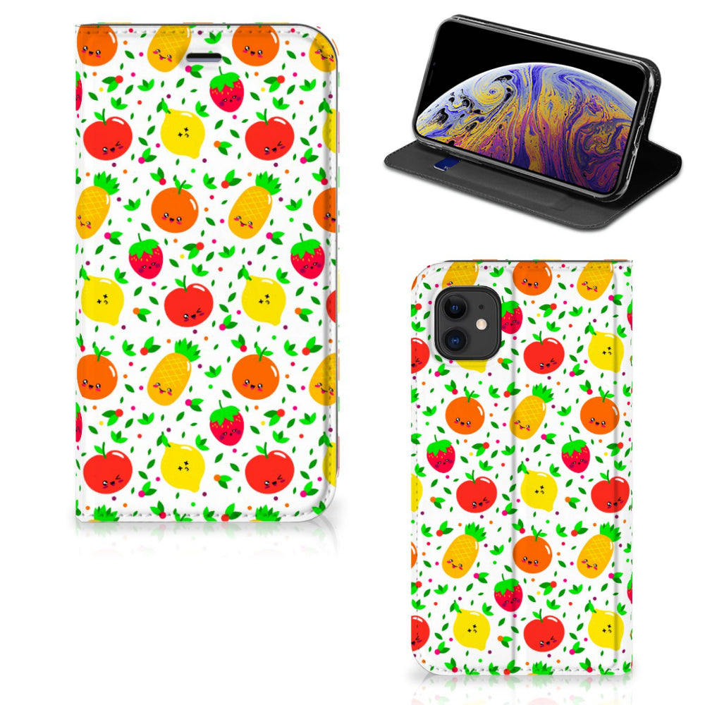 Apple iPhone 11 Flip Style Cover Fruits