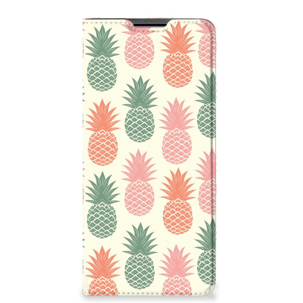 Motorola Edge 30 Pro Flip Style Cover Ananas - B2C Telecom