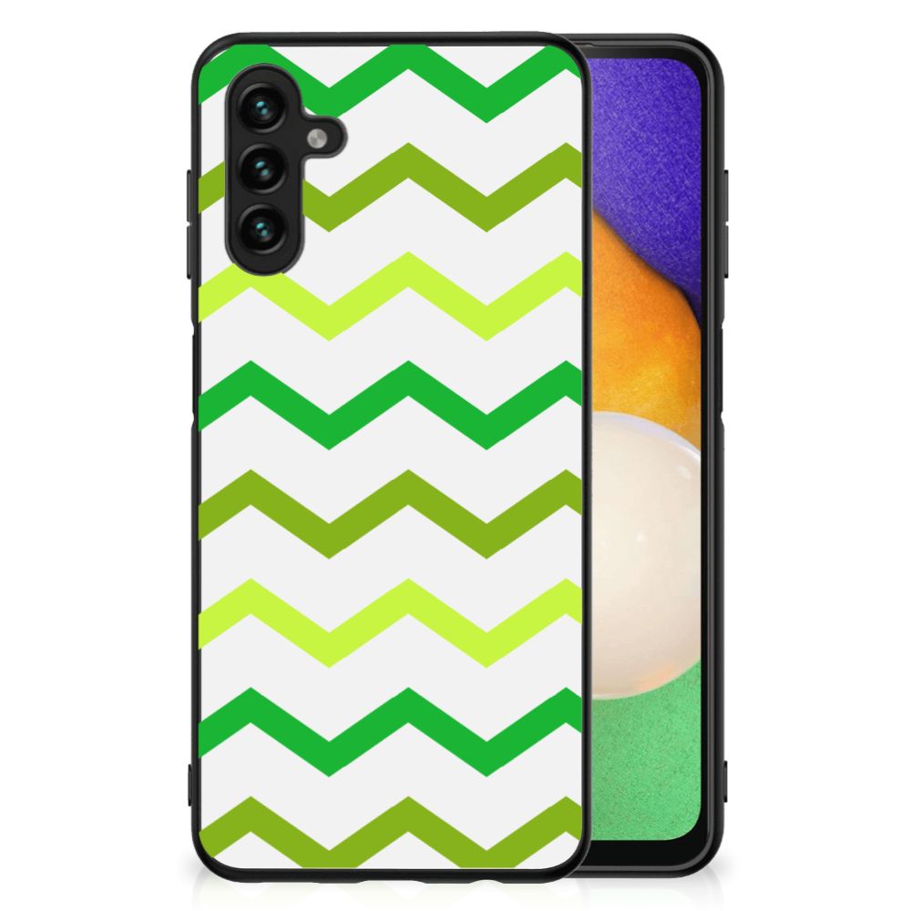 Samsung Galaxy A13 5G | A04s Back Case Zigzag Groen