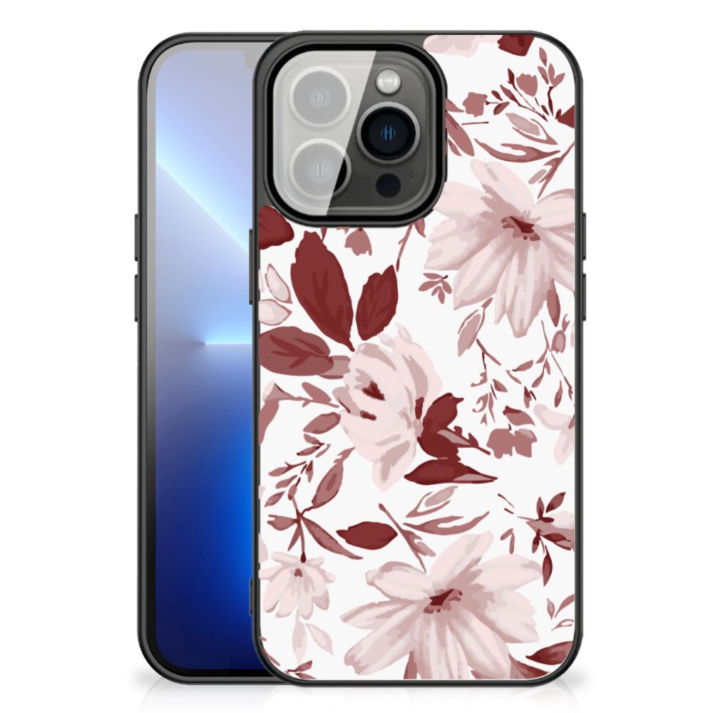 Kleurrijke Telefoonhoesje iPhone 13 Pro Max Watercolor Flowers B2C Telecom
