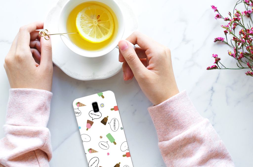 Samsung Galaxy J6 Plus (2018) Siliconen Case IJsjes