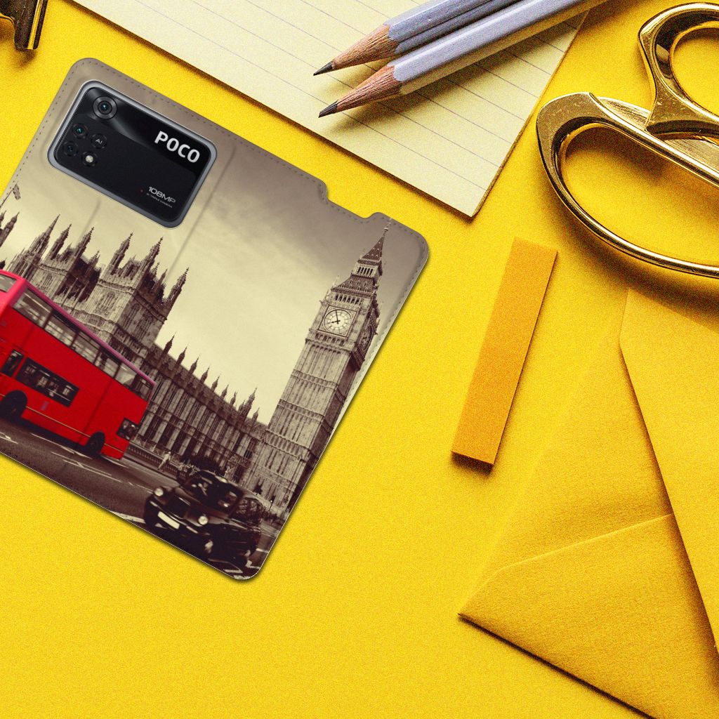 Poco X4 Pro 5G Book Cover Londen - B2C Telecom