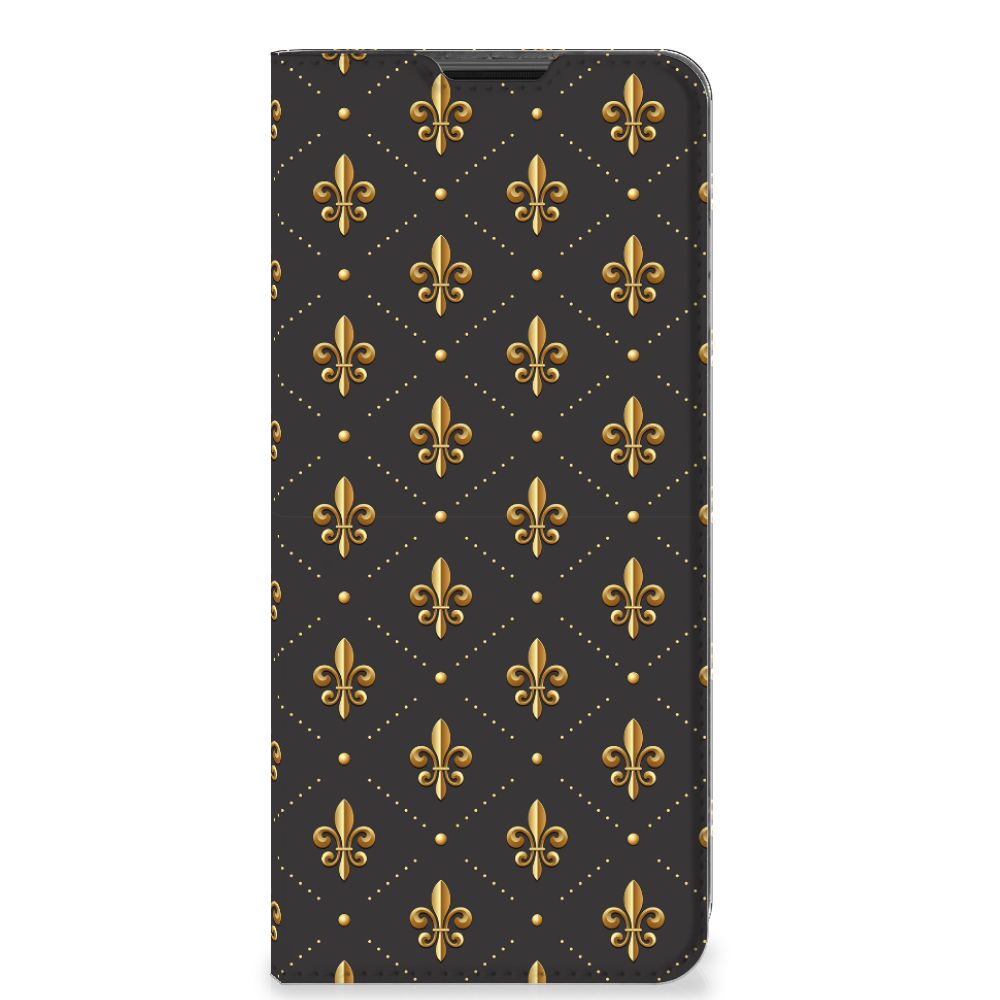 Motorola Moto G51 5G Hoesje met Magneet Franse Lelie