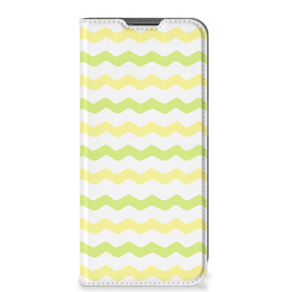 Nokia G11 | G21 Hoesje met Magneet Waves Yellow - B2C Telecom