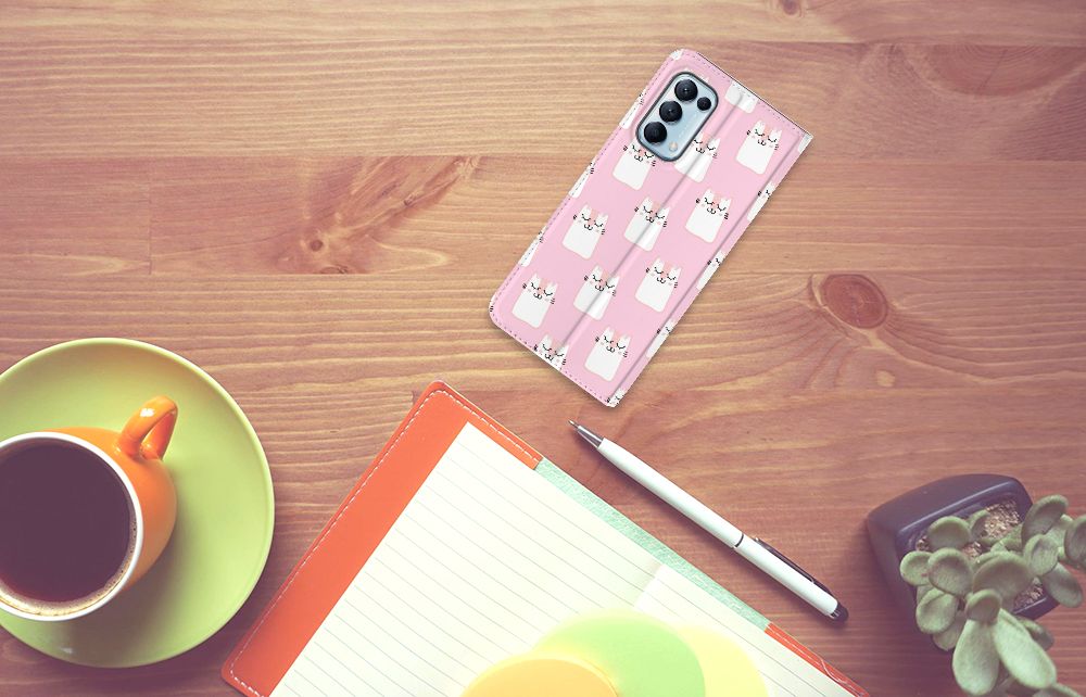 OPPO Find X3 Lite Hoesje maken Sleeping Cats - B2C Telecom