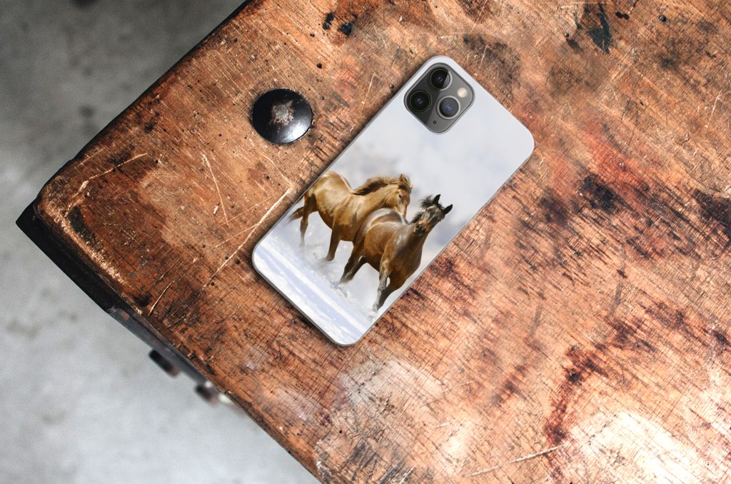 Apple iPhone 11 Pro TPU Hoesje Paarden
