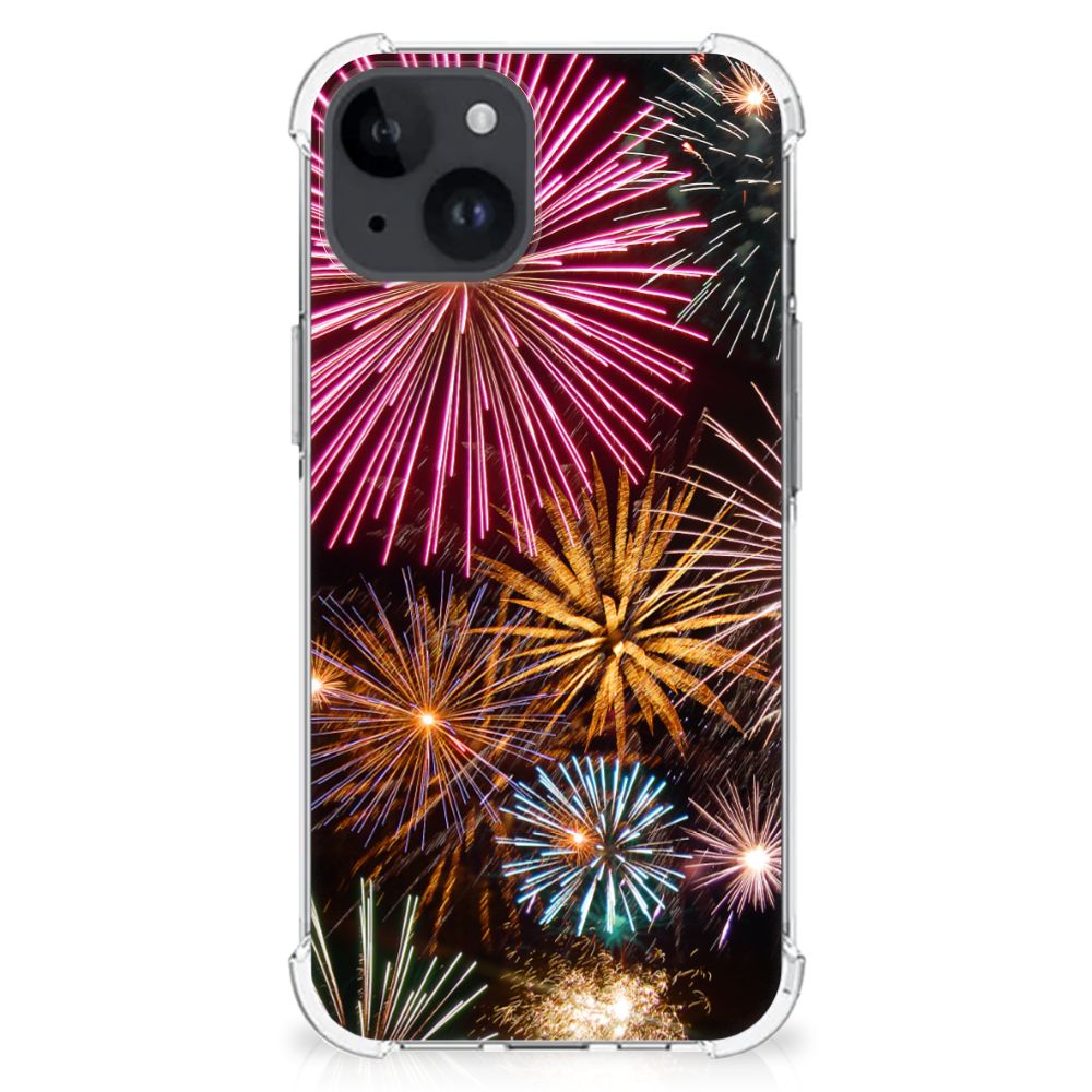 iPhone 15 Plus Anti Shock Bumper Case Vuurwerk
