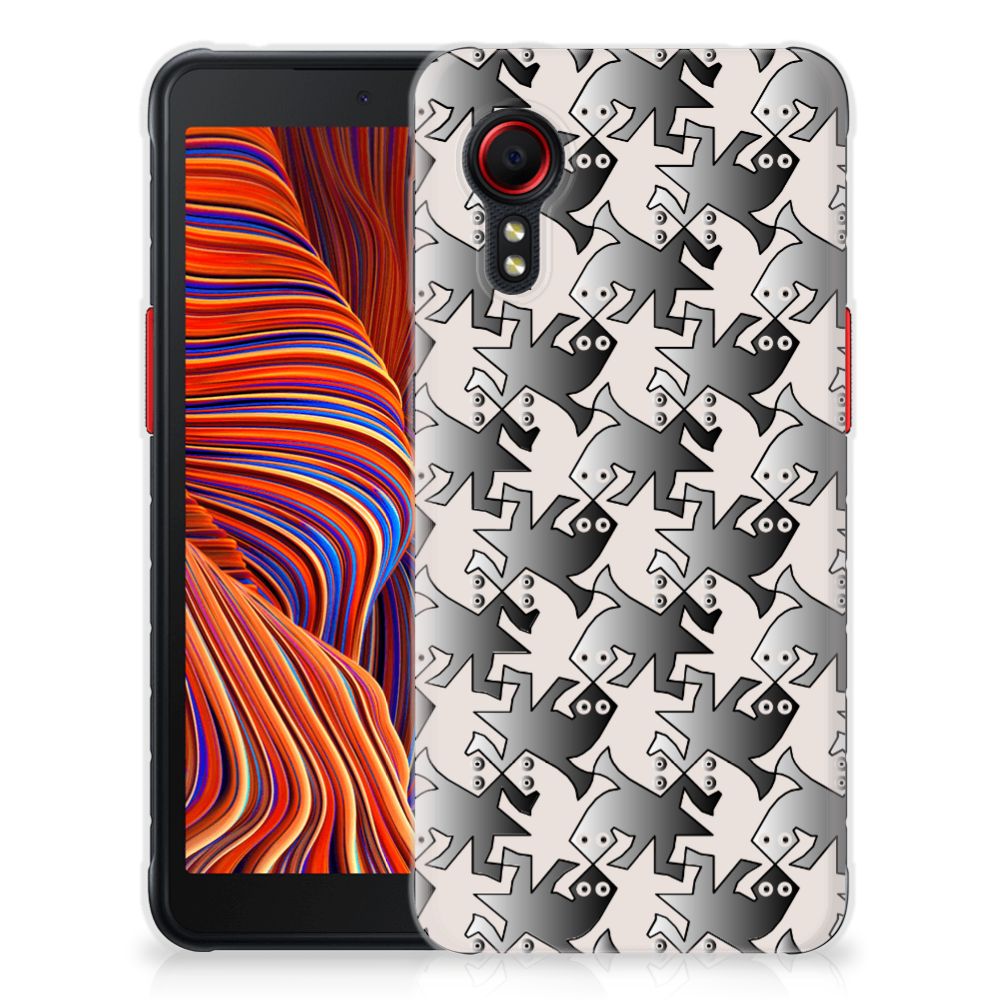 Samsung Galaxy Xcover 5 TPU Hoesje Salamander Grey B2C Telecom