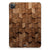 Silicone Tablet Hoes voor iPad Pro 11 (2024) Wooden Cubes