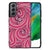 Samsung Galaxy S21FE Leuk Telefoonhoesje Swirl Pink