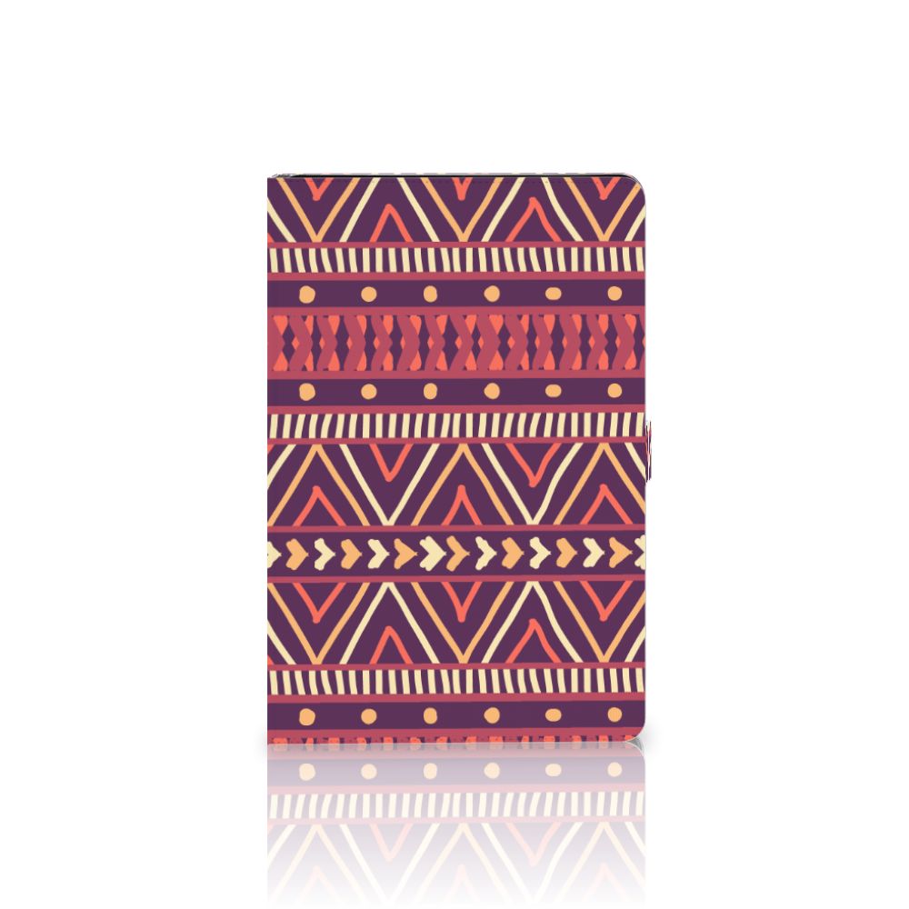 Samsung Galaxy Tab S7 FE | S7+ | S8+ Tablet Hoes Aztec Paars